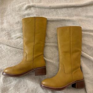 Frye Tan Leather Boots